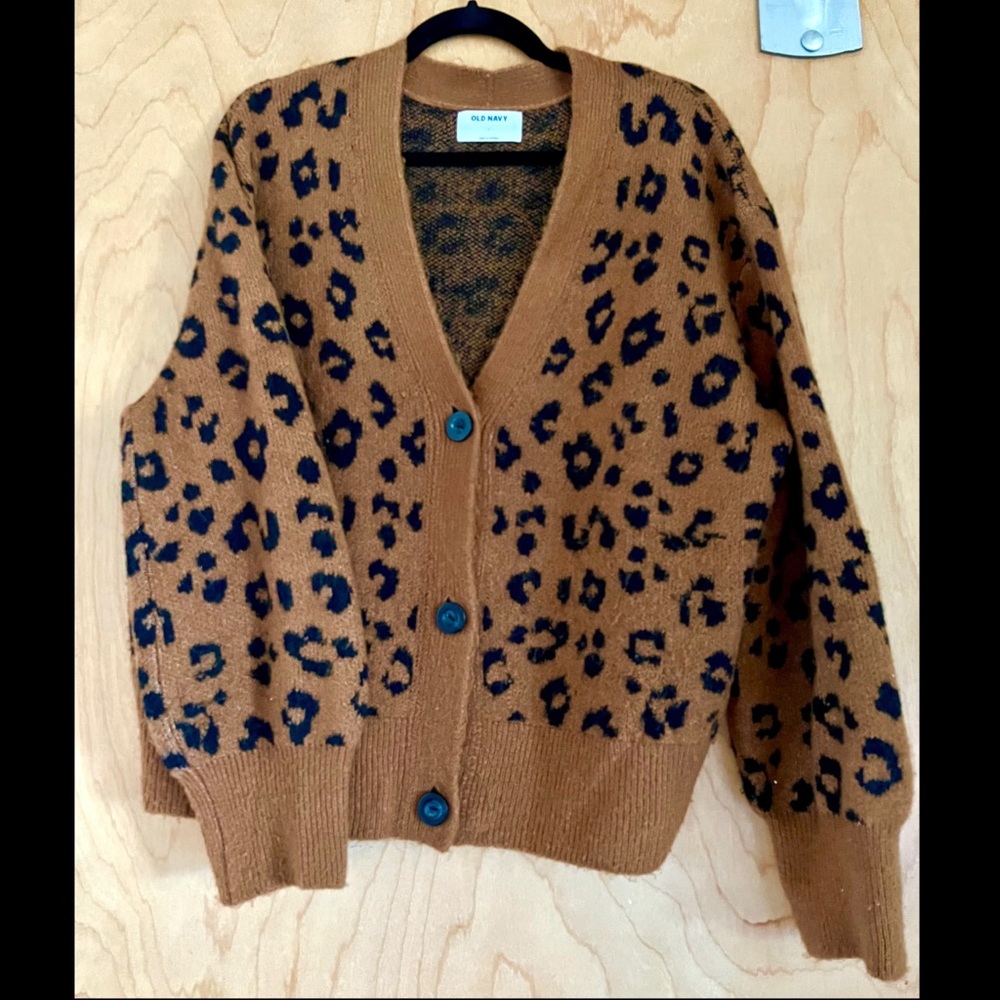 Animal print sweater